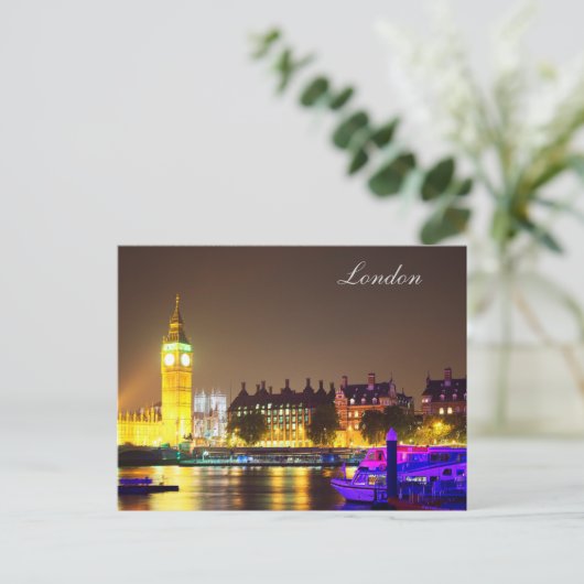 London und Big Ben Post Postkarte (Stehend Vorderseite)