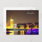 London und Big Ben Post Postkarte (Vorne/Hinten)