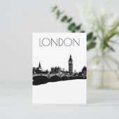 London und Big Ben Postkarte (Stehend Vorderseite)