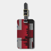 London Union Jack Gepäckanhänger (Vorderseite vertikal)