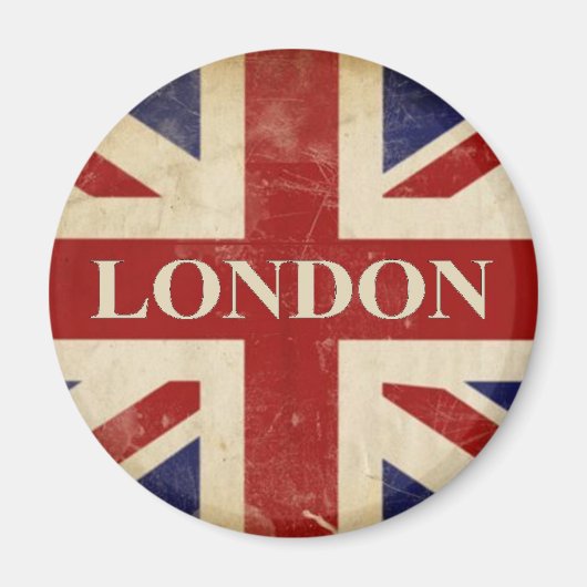 London - Union Jack - I Liebe London Magnet (Vorne)