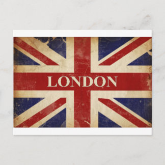 London - Union Jack - I Liebe London Postkarte