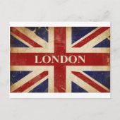 London - Union Jack - I Liebe London Postkarte (Vorderseite)