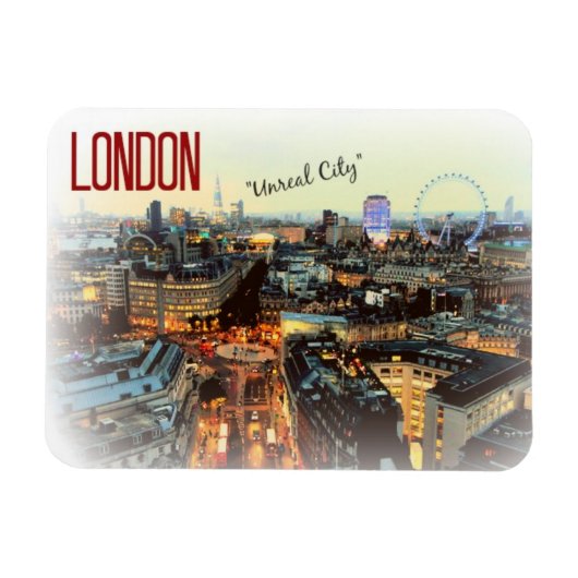 London: "Unreal City" - T.S. Eliot-Magnet Magnet (Horizontal)