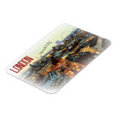 London: "Unreal City" - T.S. Eliot-Magnet Magnet (Linke Seite)