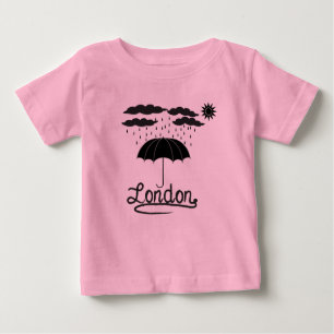 London unter einem Regenschirm Baby T-shirt