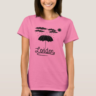 London unter einem Regenschirm T-Shirt