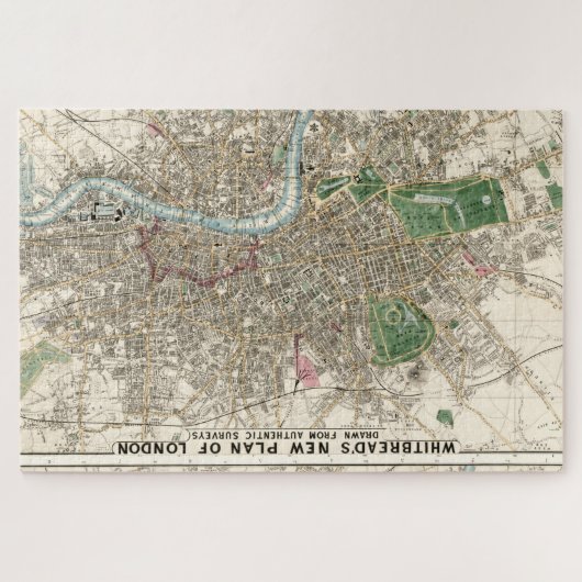 London Untergrund Map Challenging Family Puzzle (Horizontal)