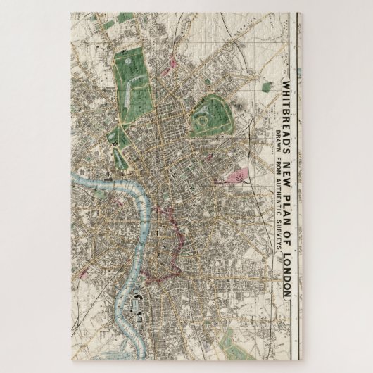 London Untergrund Map Challenging Family Puzzle (Vertikal)