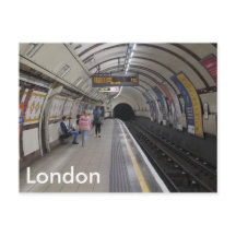 London Untergrund - Postkarte