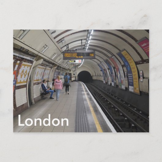 London Untergrund - Postkarte (Vorderseite)