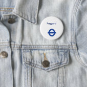 London-Untergrund-Preggers Abzeichen Button (Beispiel)