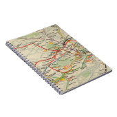London Untergrund Railway Map Notizblock (Rechte Seite)