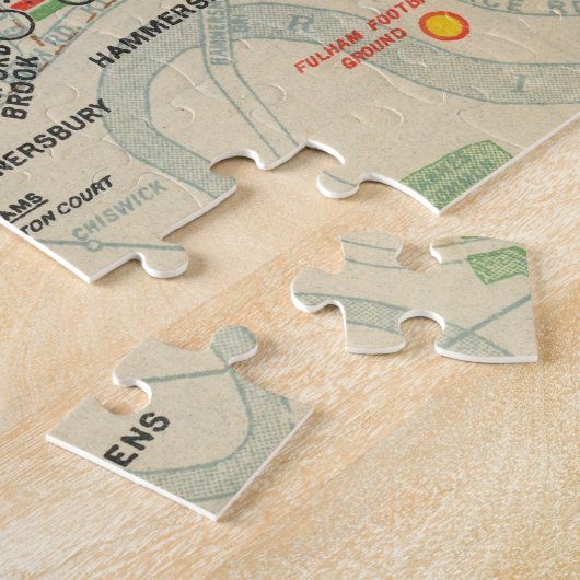 London Untergrund Railway Map Puzzle (Seite)