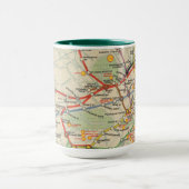 London Untergrund Railway Map Tasse (Zentrum)