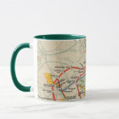 London Untergrund Railway Map Tasse (Links)