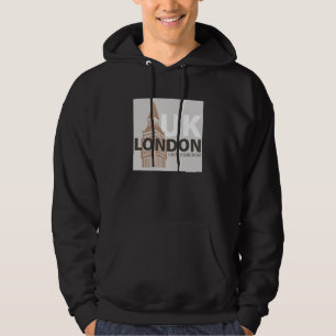 London Vereinigtes Königreich Big Ben Minimalistis Hoodie