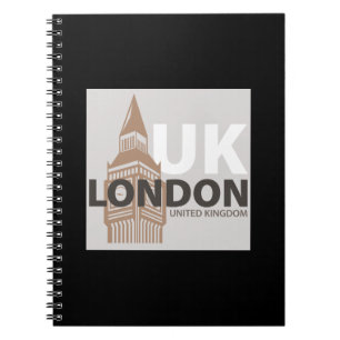 London Vereinigtes Königreich Big Ben Minimalistis Notizblock