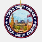 London Vereinigtes Königreich Keramik Ornament (Hinten)