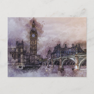 London, Vereinigtes Königreich Postkarte