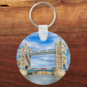 London, Vereinigtes Königreich Tower Bridge River  Schlüsselanhänger (Vorderseite)