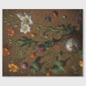 London Viktorianische florale Blume Geschenkpapier (Flach)