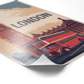 London Vintag Fotodruck (Ecke)