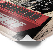 London Vintag Fotodruck (Ecke)