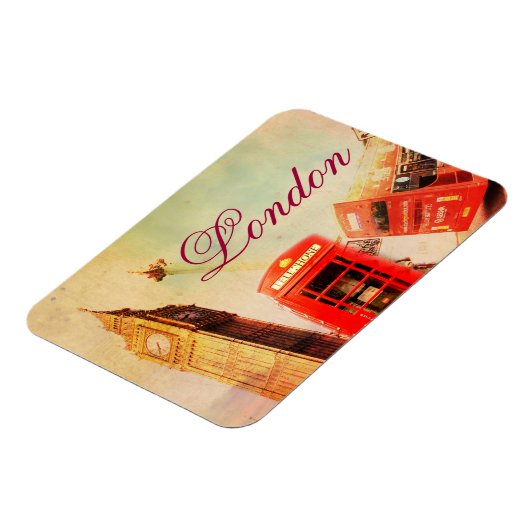 London Vintag Magnet (Linke Seite)