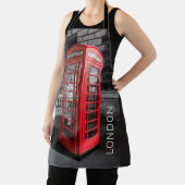 London Vintag Phone Box UK Retro Telefon Schürze (InSitu)