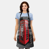 London Vintag Phone Box UK Retro Telefon Schürze (Getragen)