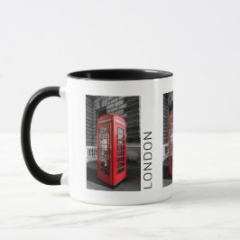 London Vintag Phone Box UK Retro Telefon Tasse