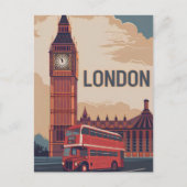 London Vintag Postkarte (Vorderseite)