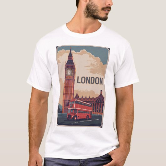 London Vintag T-Shirt (Vorderseite)