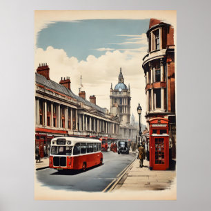 London Vintage-Plakat Poster