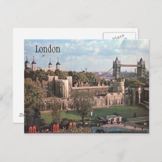 London Vintage Postkarte (Vorne/Hinten)