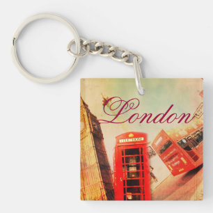 London vintage schlüsselanhänger