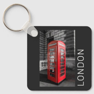 London Vintage Telefonzelle UK Retro Telefon Schlüsselanhänger