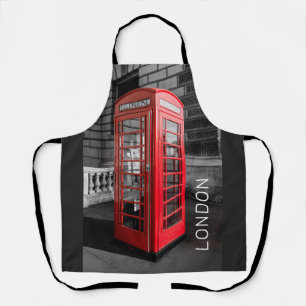London Vintage Telefonzelle UK Retro Telefon Schürze
