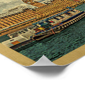 London Vintage Travel Poster (Ecke)