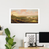 London von Greenwich Hill, c.1680 (Öl auf Leinwand Poster (Heimbüro)