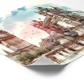 London Wall Art Poster (Ecke)