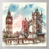 London Wall Art Poster (Vorne)