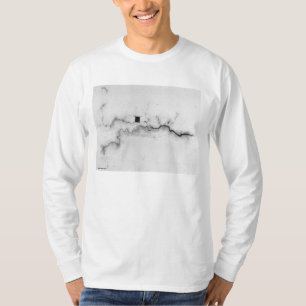 London-Wasser-Weisen-Karten-Zeichnen T-Shirt