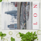 London Waterloo Bridge Teetuch Geschirrtuch (Gefaltet)