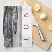 London Waterloo Bridge Teetuch Geschirrtuch (Viertel Falte)