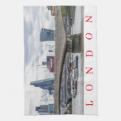 London Waterloo Bridge Teetuch Geschirrtuch (Vertikal)