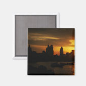 London - Waterloo Sunrise Magnet (Vorderseite/Rückseite)