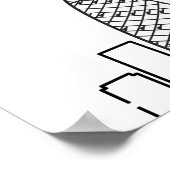 London Wedding | Sehenswürdigkeiten 9 Tabelle Seek Poster (Ecke)