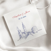 London Wedding Serviette